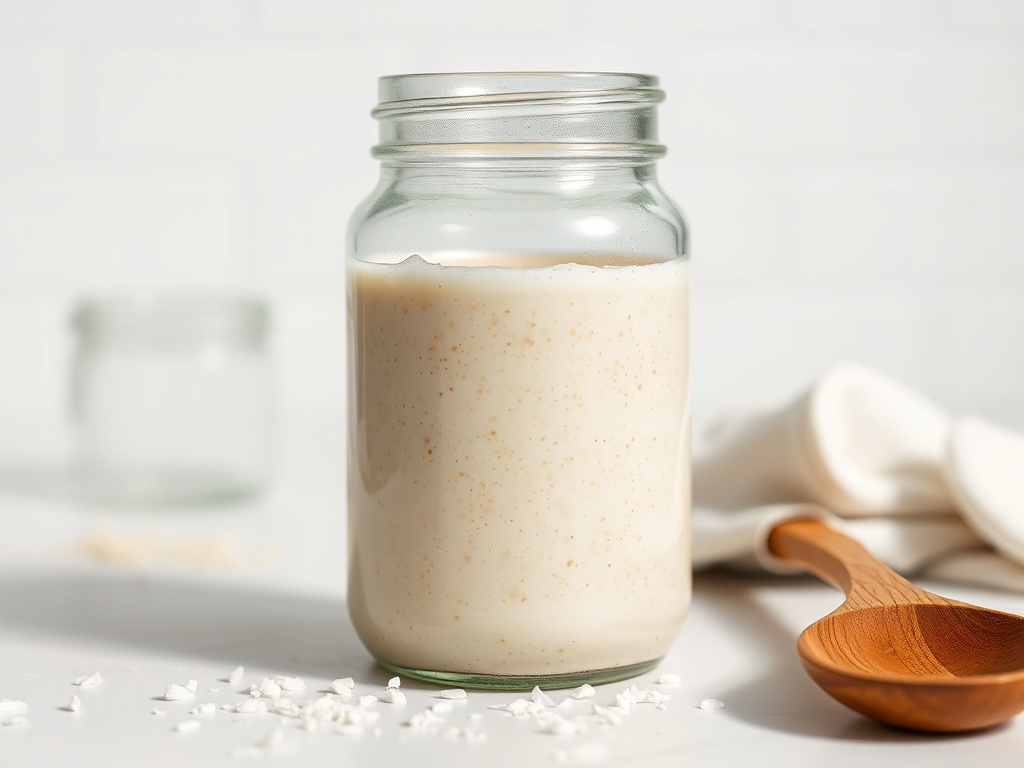 Sauerteig-Starter im Glas